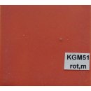 KGM51 Steingutglasur, rot matt